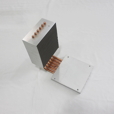 Anti Corrosion Heat Pipe Heatsink , Anti Baking Copper Tube Heat Sink