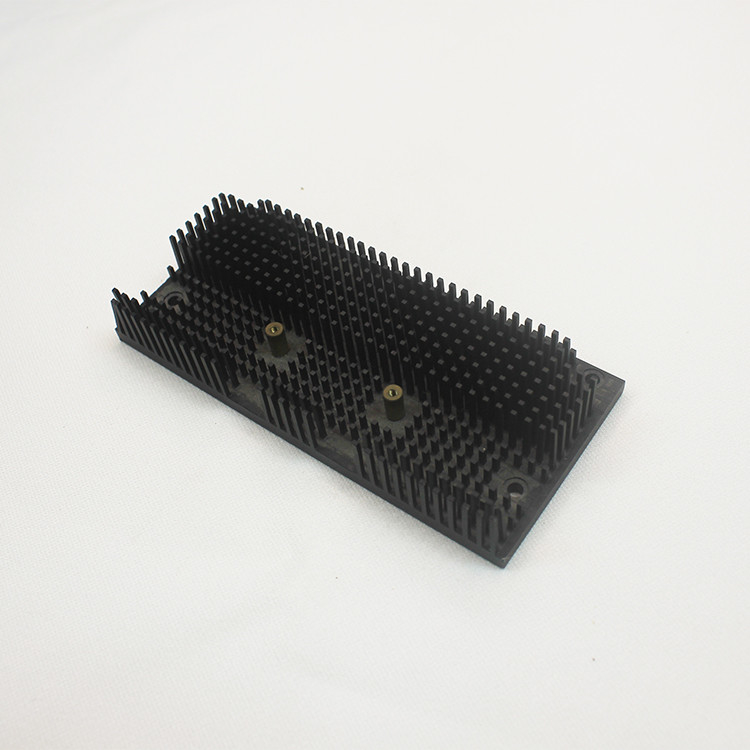 AL6063-T5 Material Aluminium Black Anodized Heat Sink For CNC Industrial Electronics