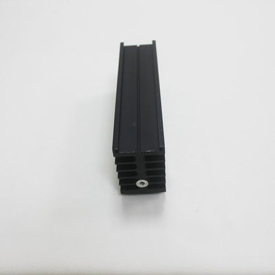 Efisiensi Tinggi Profil Aluminium Pendingin Heat Sink Black Anodizing